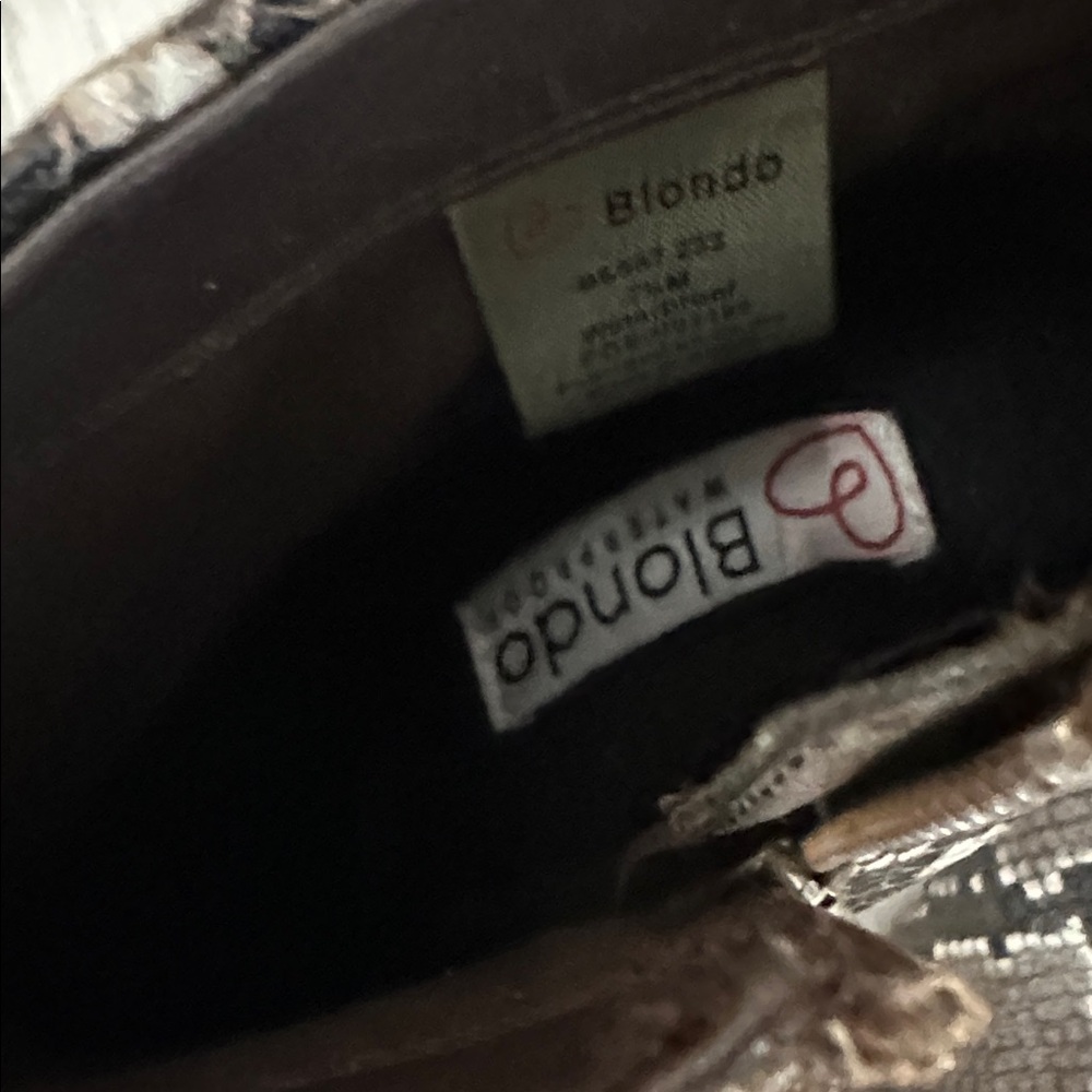 Blondo Snake Pattern Ankle Booties - image 3